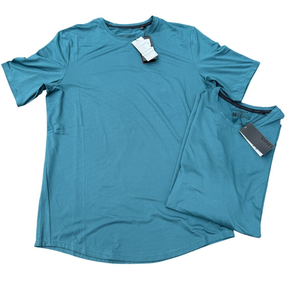 2 UNRL Ultra Tee Mens Small Superior Blue Short Sleeve Performance T-Shirts NWT